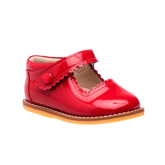 elephantito Mary Jane Toddler Patent Red Shoes
