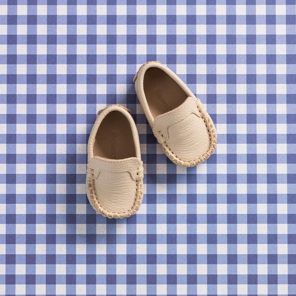 elephantito Moccasin for Baby Cream Shoes