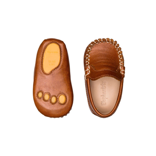 Elephantito Moccasin For Baby Natural Brown Shoes