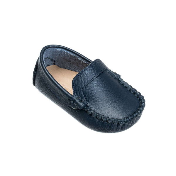 Elephantito Moccasin For Baby Navy Blue Shoes