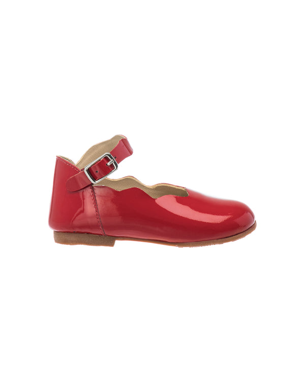 Elephantito Ondina Flats Toddler Red Shoes