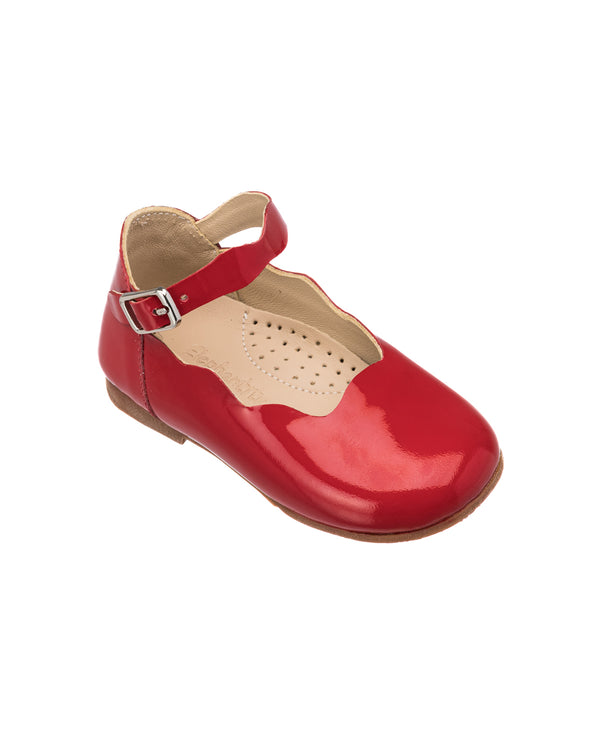 Elephantito Ondina Flats Toddler Red Shoes