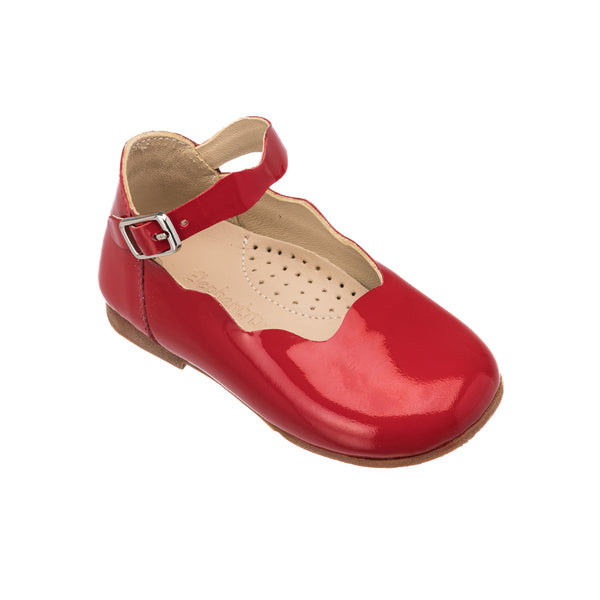 elephantito Ondina Flats Toddler Red Shoes
