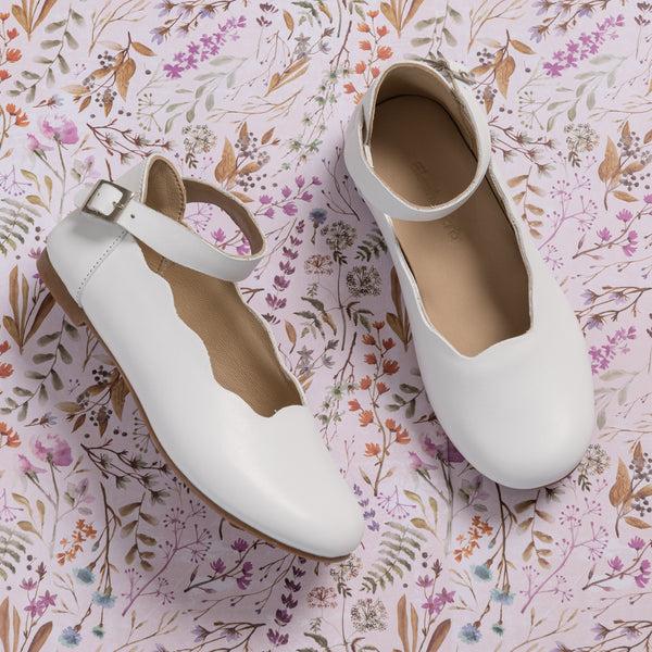 Elephantito Ondina Flats White Shoes