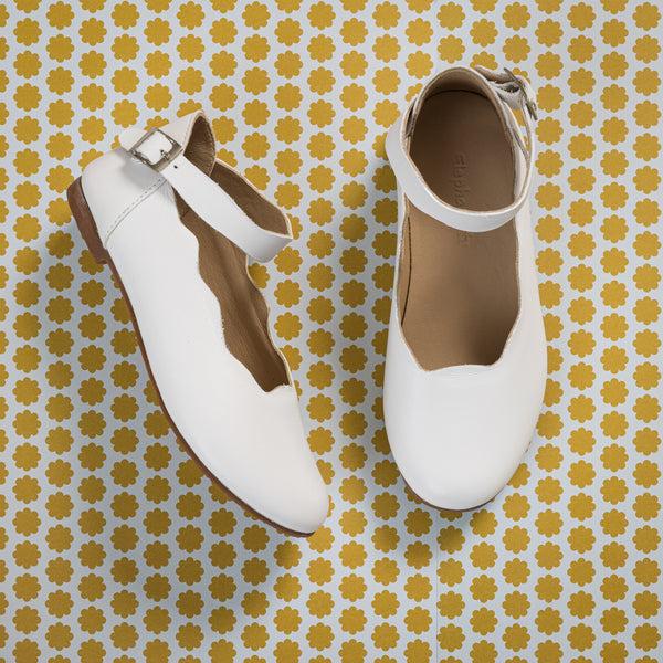 elephantito Ondina Flats White Shoes