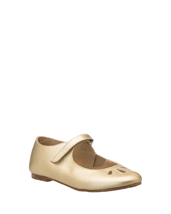 Elephantito Rosie Mary Jane Gold Shoes