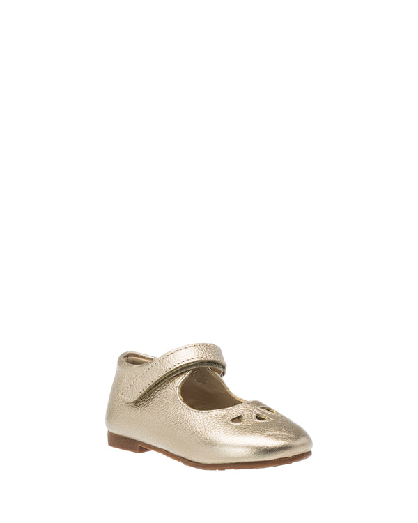 Elephantito Rosie Mary Jane Toddler Gold Shoes