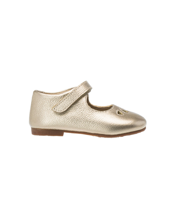 Elephantito Rosie Mary Jane Toddler Gold Shoes