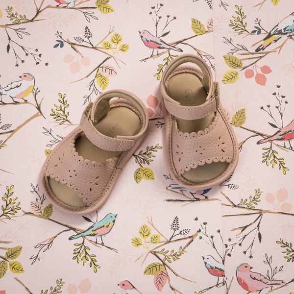 elephantito Sandal W/Scallop Pink Shoes