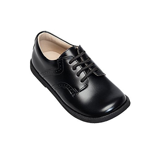 elephantito Scholar Golfers Toddler Black Shoes