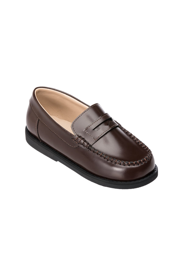 Elephantito Scholar Mocassin Brown Shoes