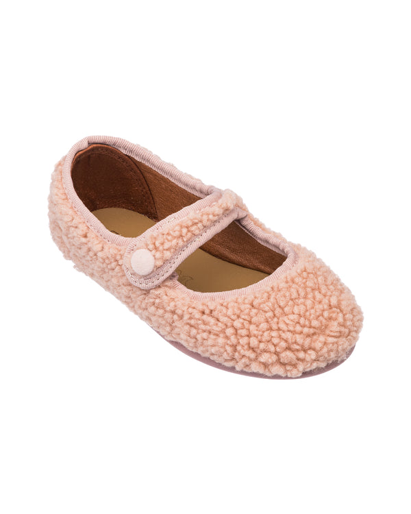 Elephantito Shearling Mary Jane Pink Shoes
