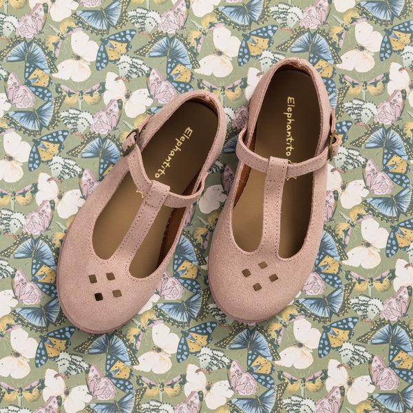 Elephantito Suede TBar Rose Shoes