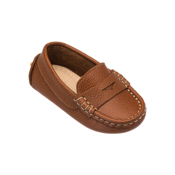 Elephantito Lakke Driver Loafer For Toddlers Tan Shoes