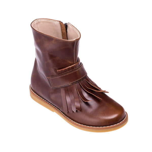 Elephantito New Bootie With Fringes Apache Brown Shoes