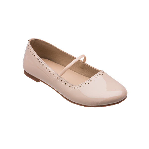 elephantito Sasha Ballerina Flat Patent Blush Shoes