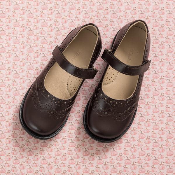 elephantito Scholar Spectator Mary Jane Brown Shoes