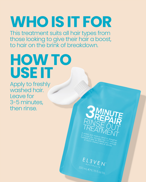 Eleven Australia 3 MINUTE REPAIRRINSE OUT TREATMENT