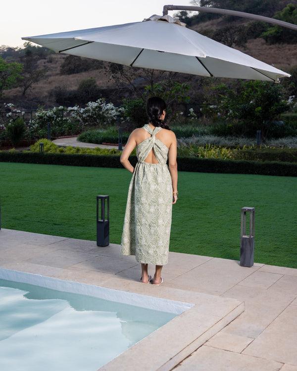 Eleven.one Green Fin Dress Dresses