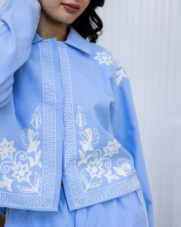 eleven.one Simran Luthria in Sky Azul