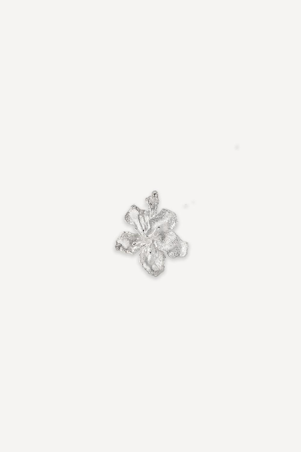 elhanati Big Flower Pendant with Black Diamonds – ELHANATI