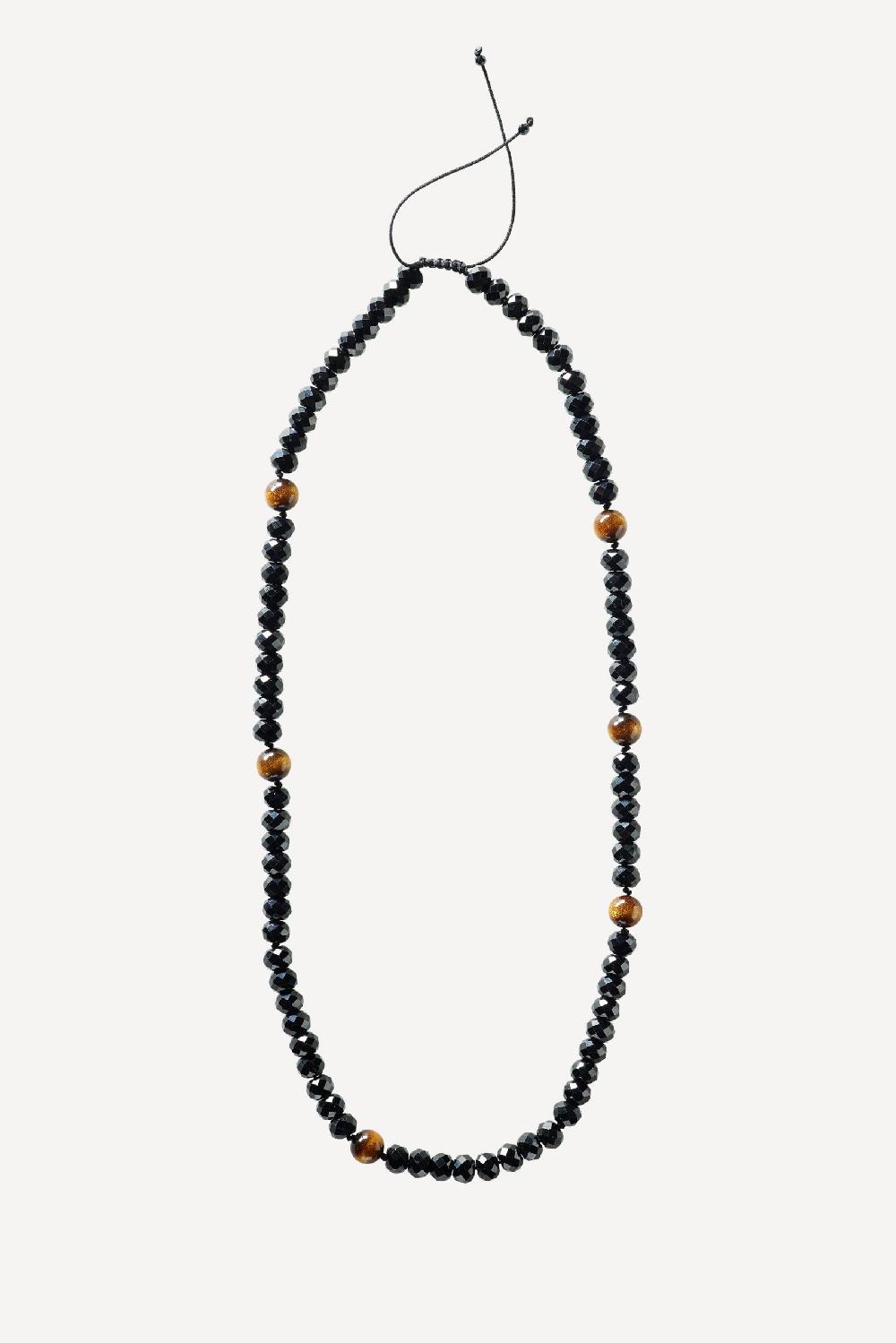 elhanati #03 Boho Brown Coral Necklace Big – ELHANATI