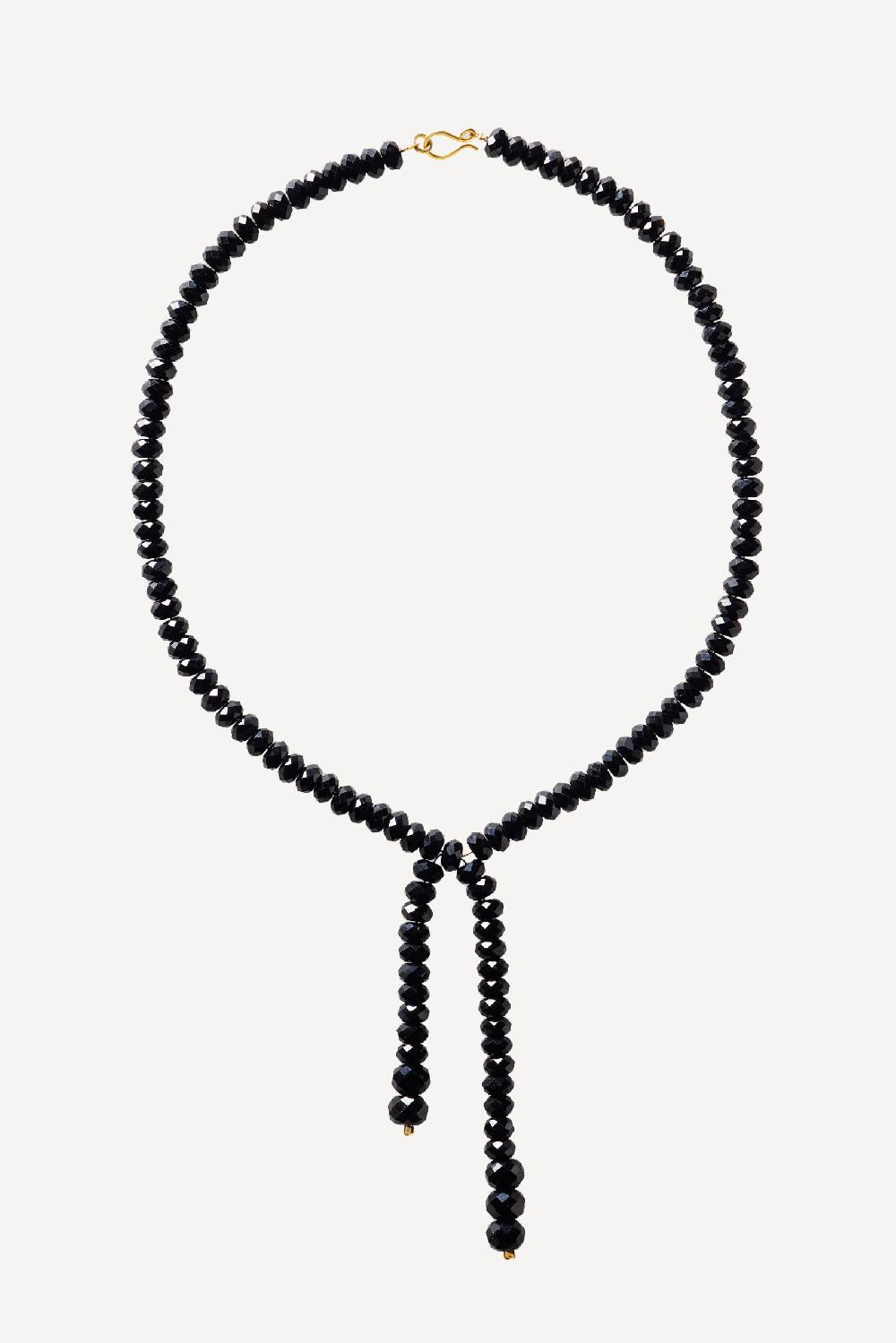 elhanati Black Tie Necklace Thick – ELHANATI