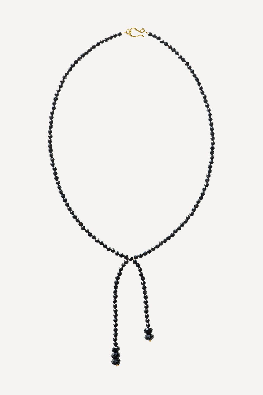 elhanati Black Tie Necklace Thin – ELHANATI