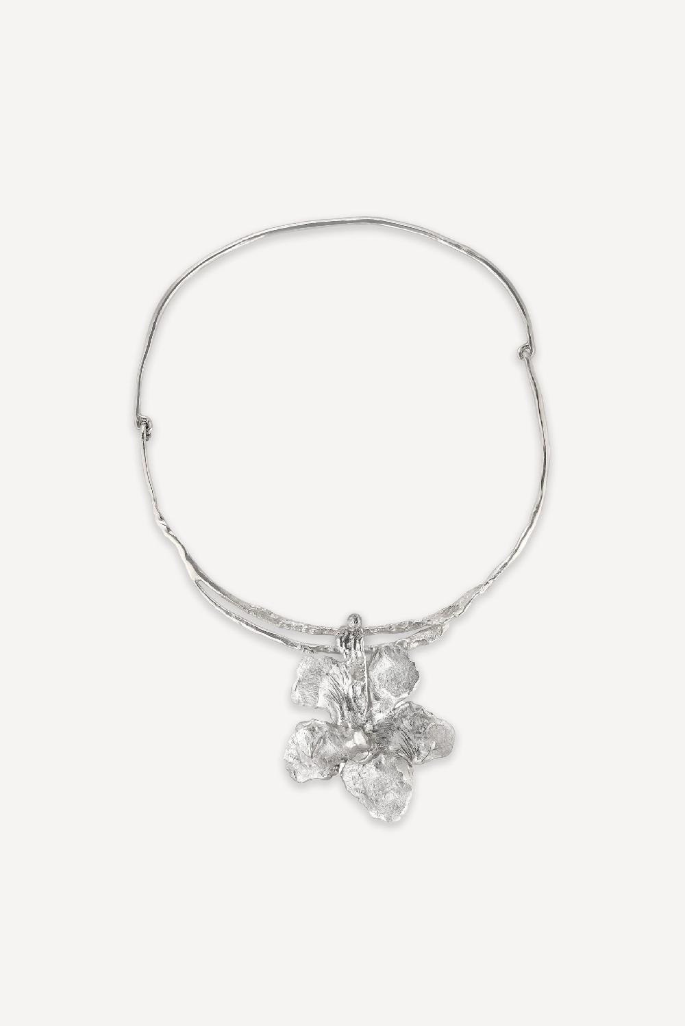 elhanati Collar with Flower Pendant 2 – ELHANATI
