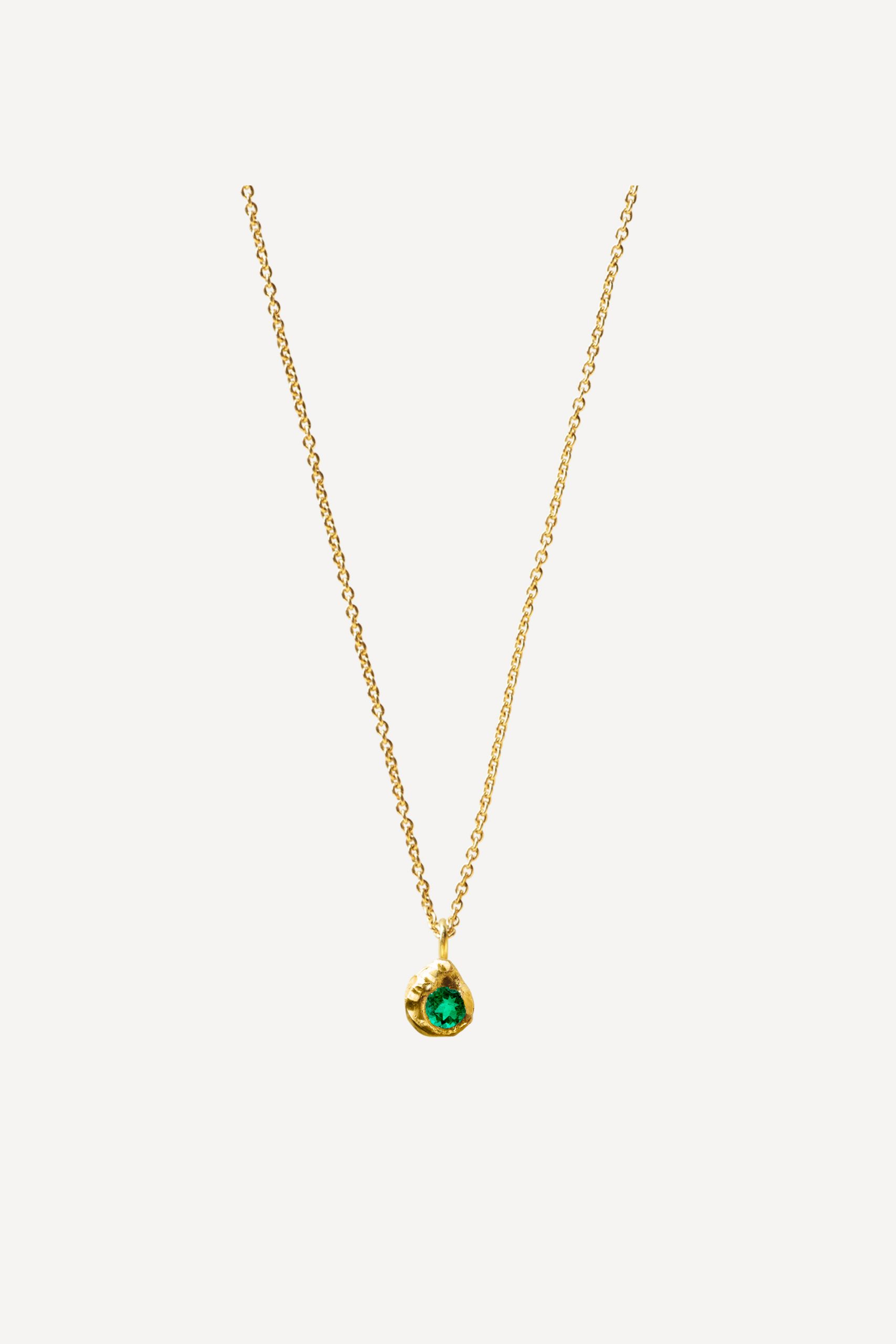 elhanati Evie 0.10ct Emerald Necklace – ELHANATI