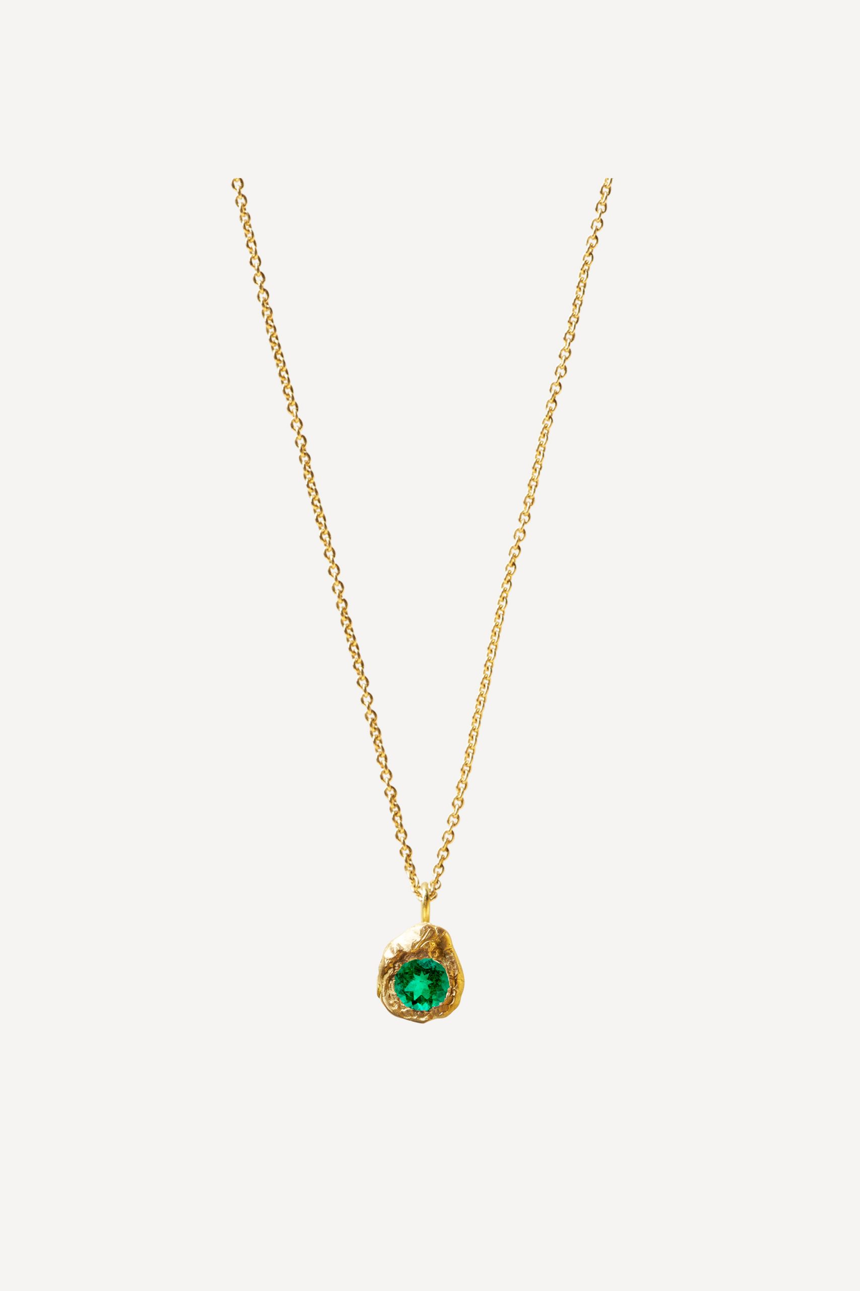 elhanati Evie 0.20ct Emerald Necklace – ELHANATI