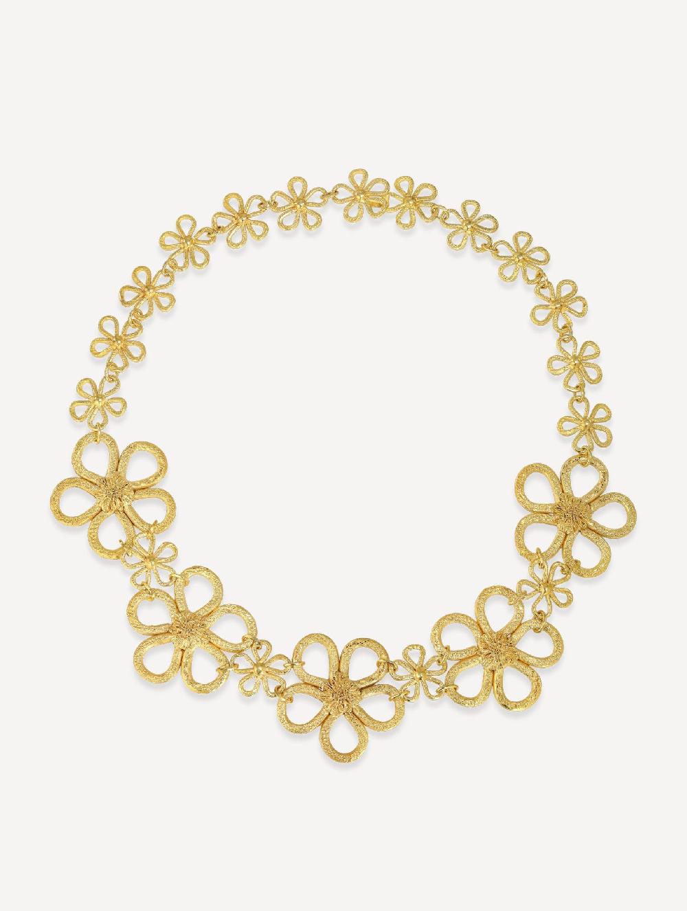 elhanati Golden Folklore Big Necklace – ELHANATI