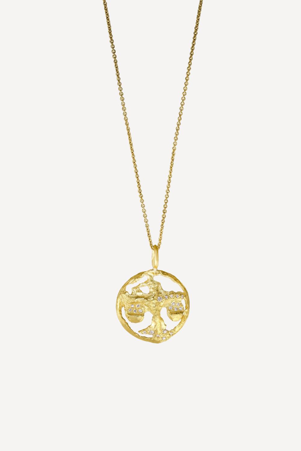 elhanati Lux Star Sign Libra Necklace – ELHANATI