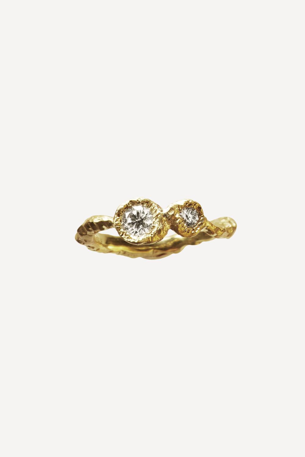 elhanati Muse Double Diamond [0.45CT] Ring – ELHANATI