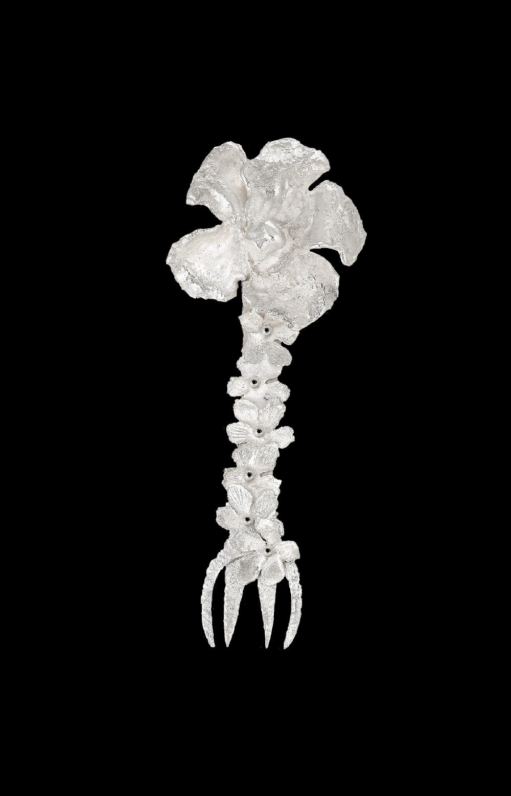 elhanati Small Olive Fork with diamonds – ELHANATI