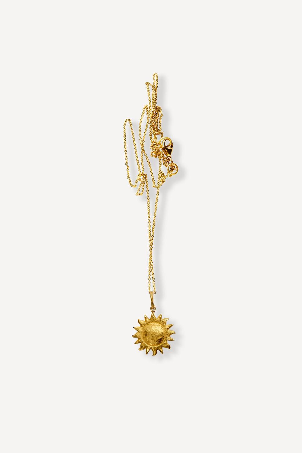 elhanati Sun Necklace Gold Big – ELHANATI