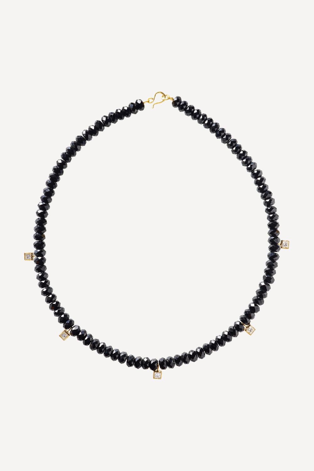 elhanati Monochrome Ramona Princess Diamond Necklace – ELHANATI