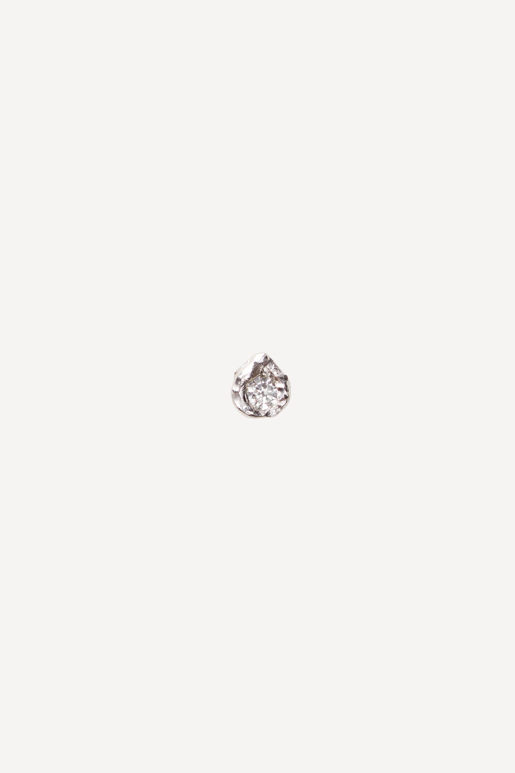elhanati Solitaire White Gold [0.10CT] Earring – ELHANATI