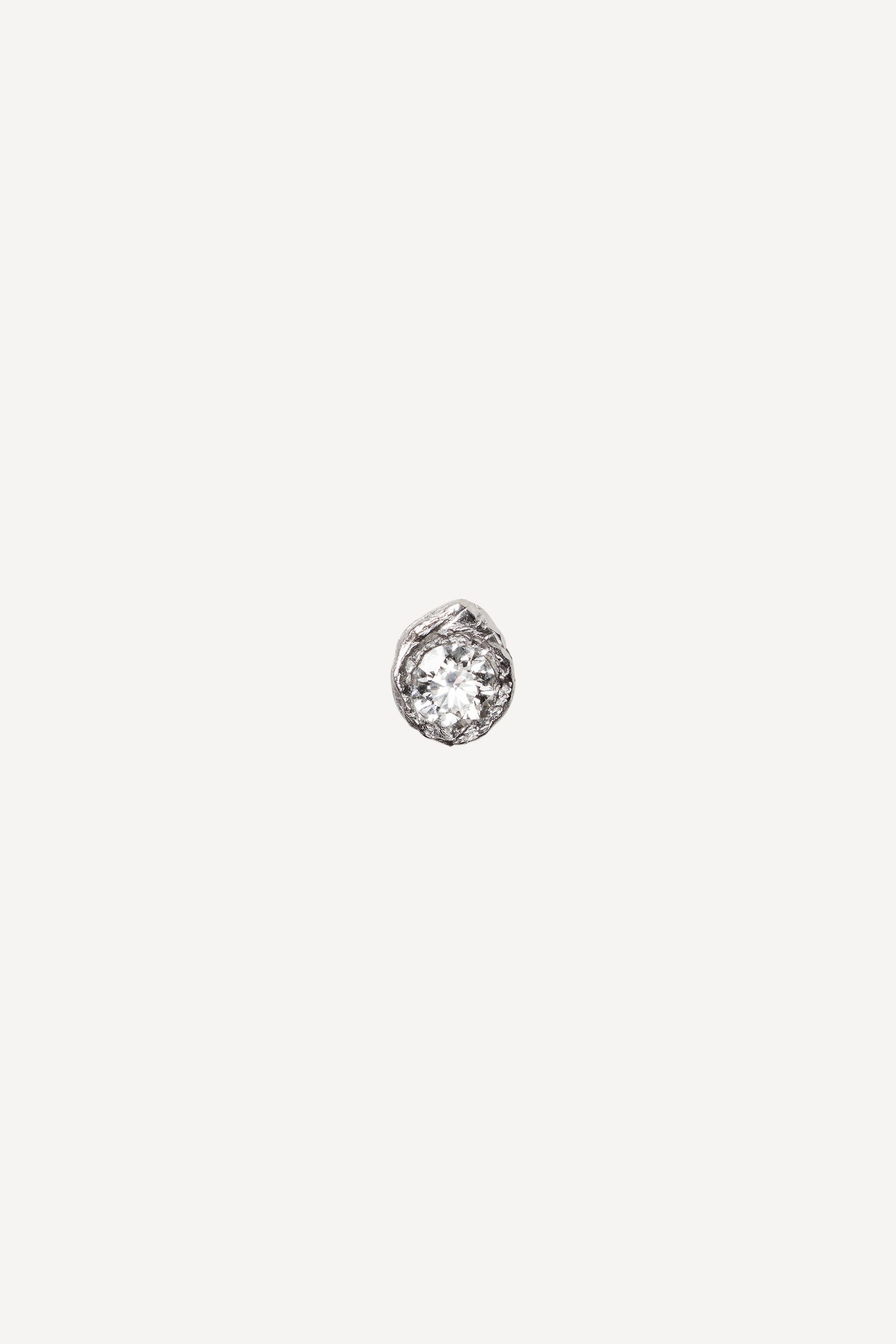 elhanati Solitaire White Gold [0.35CT] Earring – ELHANATI