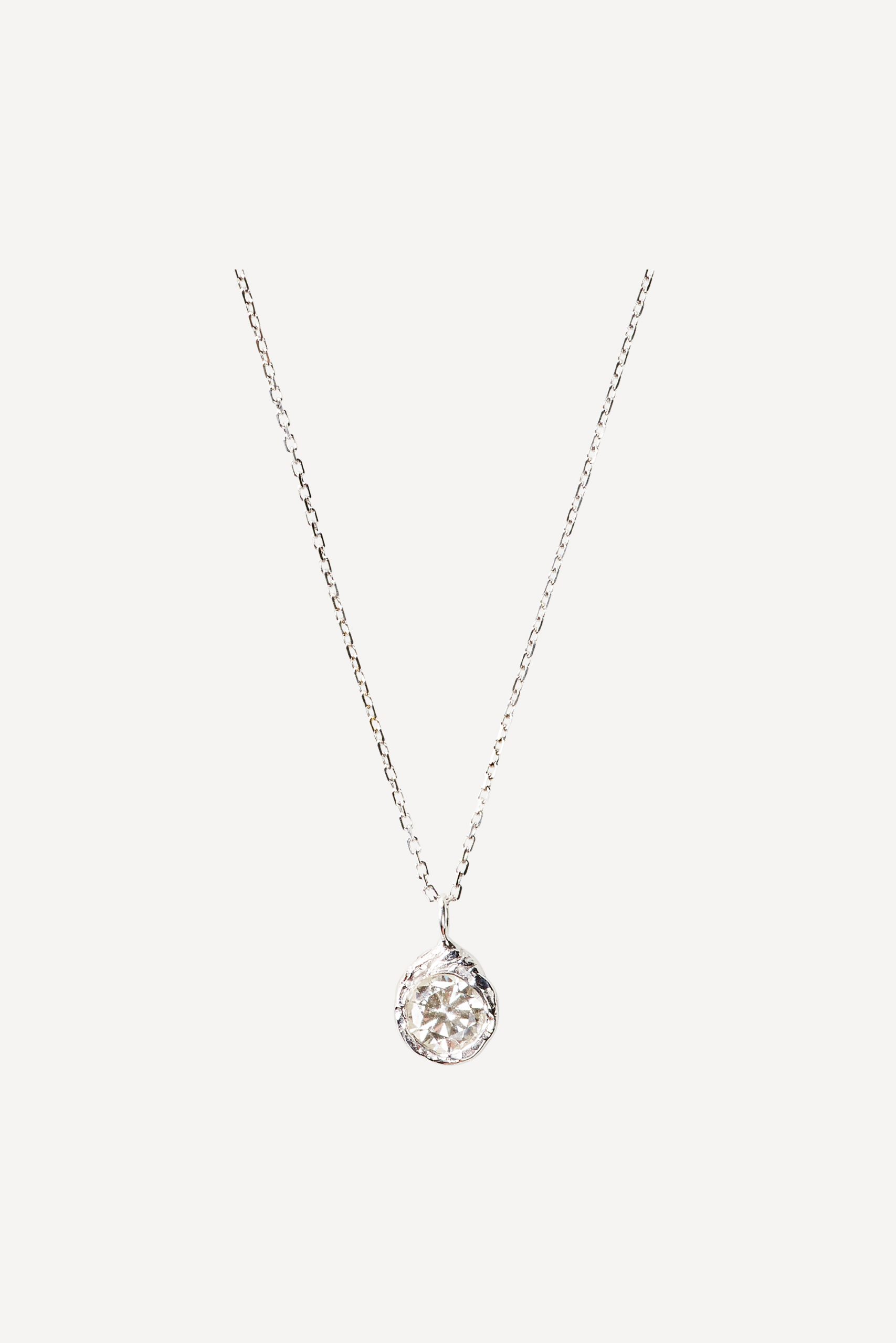 elhanati Solitaire White Gold [0.35CT] Necklace – ELHANATI
