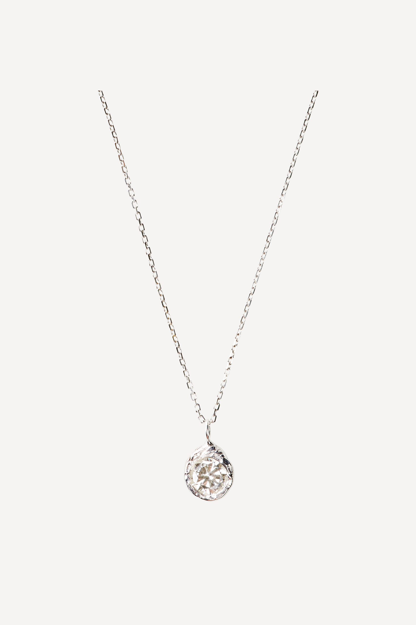 elhanati Solitaire White Gold [0.50CT] Necklace – ELHANATI