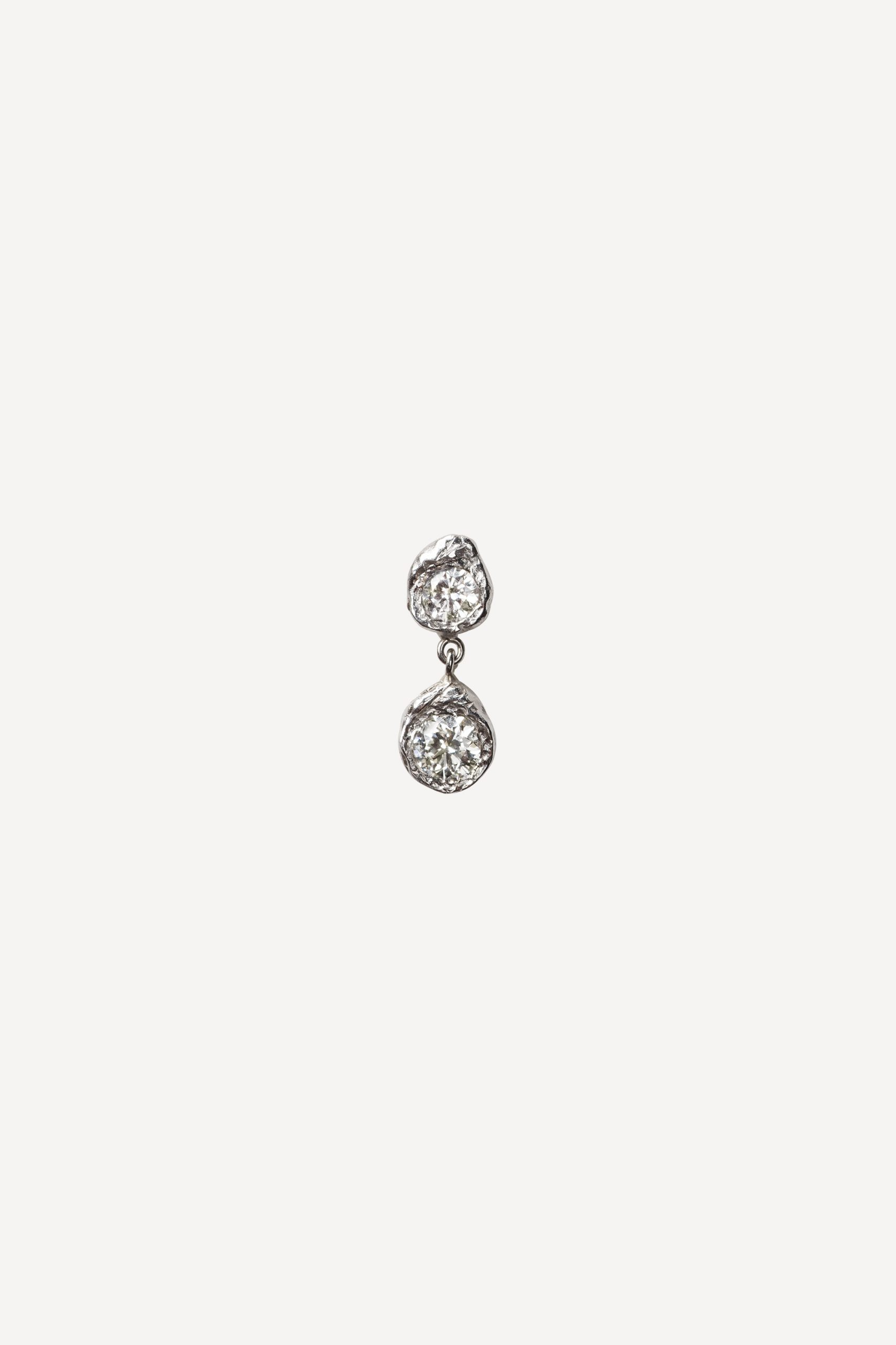 elhanati Solitaire White Gold Duo [0.70CT] Earring – ELHANATI