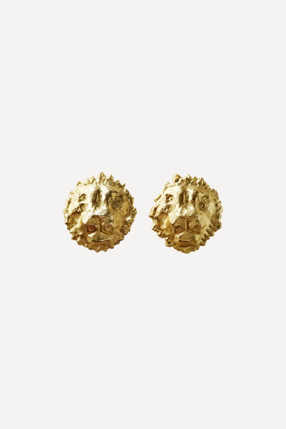 elhanati Star Sign Poetry Lioness Master Earrings [PAIR] Gold-plated – ELHANATI
