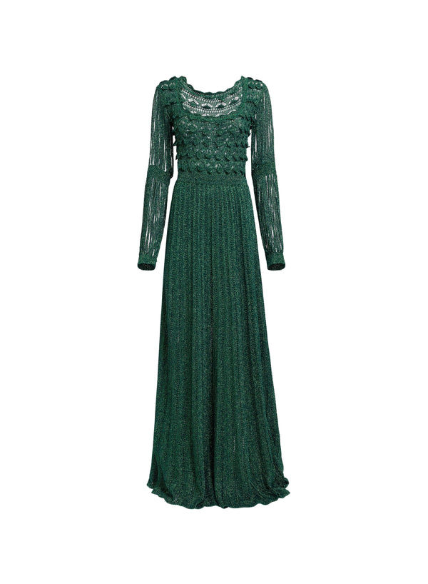 Elie Saab Absinthe Green Crochet Dress Absinthe Green