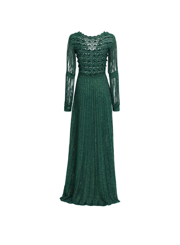 Elie Saab Absinthe Green Crochet Dress Absinthe Green