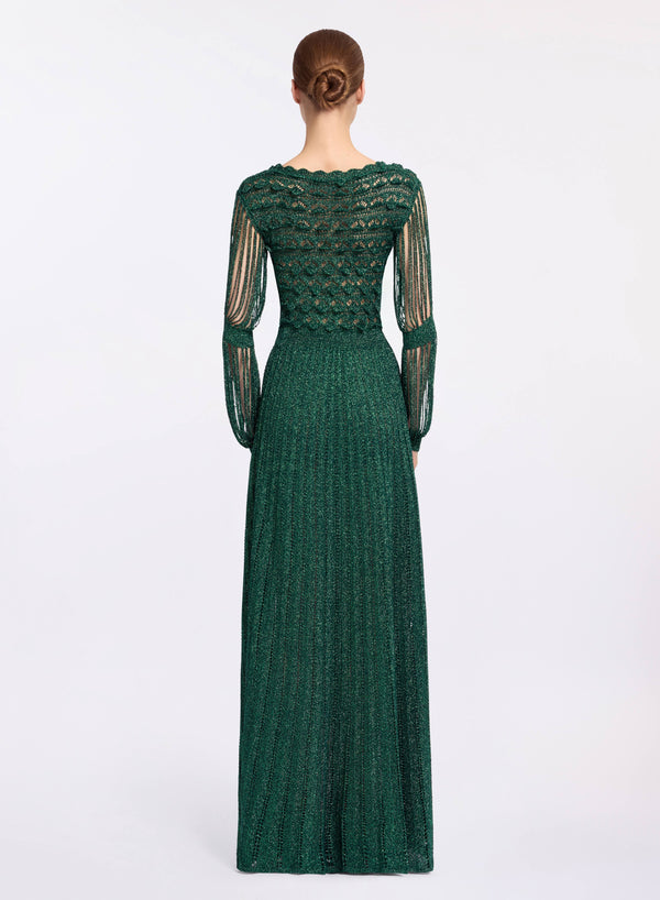 Elie Saab Absinthe Green Crochet Dress Absinthe Green