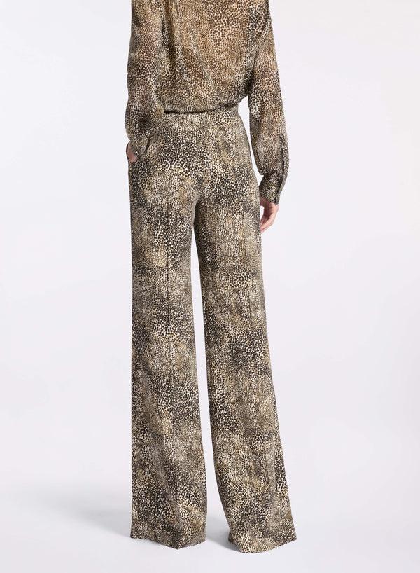 Elie Saab Animalier Print Pants Micro Animalier
