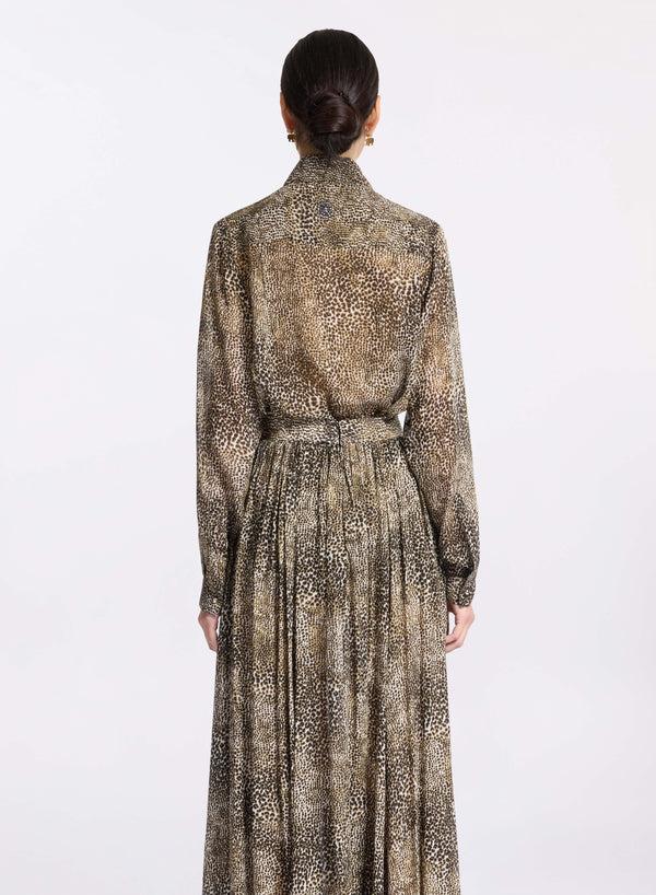 Elie Saab Animalier Print Shirt Micro Animalier