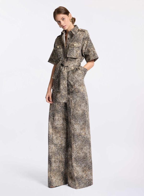 elie saab Animalier print shirt Micro Animalier