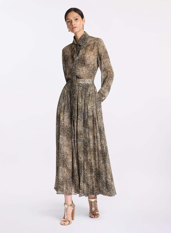 elie saab Animalier print shirt Micro Animalier